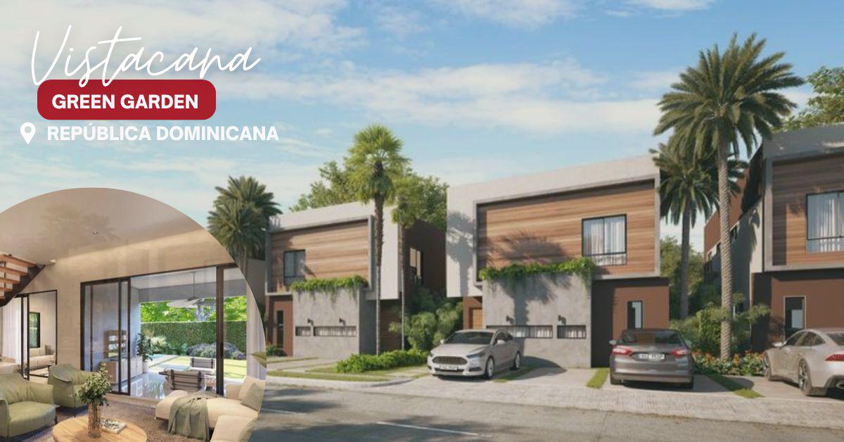 casas vacacionales y villas - Green Garden Villas: Espacios Modernos en el Corazón de Vista Cana 6