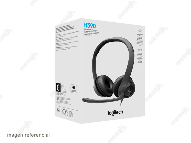 camaras y audio - Audifonos Logitech H390 Microfono Incuido