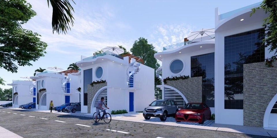 casas - Proyecto en venta Punta Cana #22-2801dos dormitorios, terraza privada, piscina.

