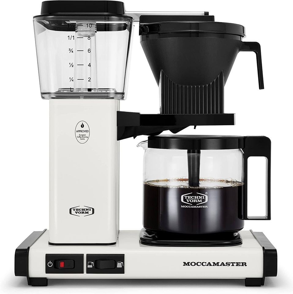 electrodomesticos - Moccamaster 53933 KBGV Select - Cafetera de 10 tazas, color blanco roto, 40 onza 0