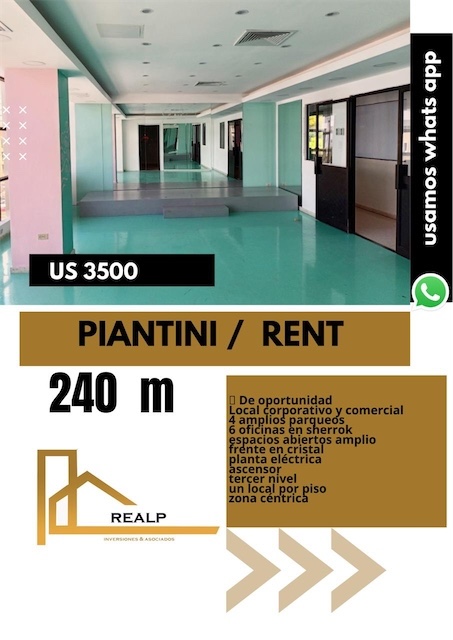 oficinas y locales comerciales - Oficina corporativa Piantini 0