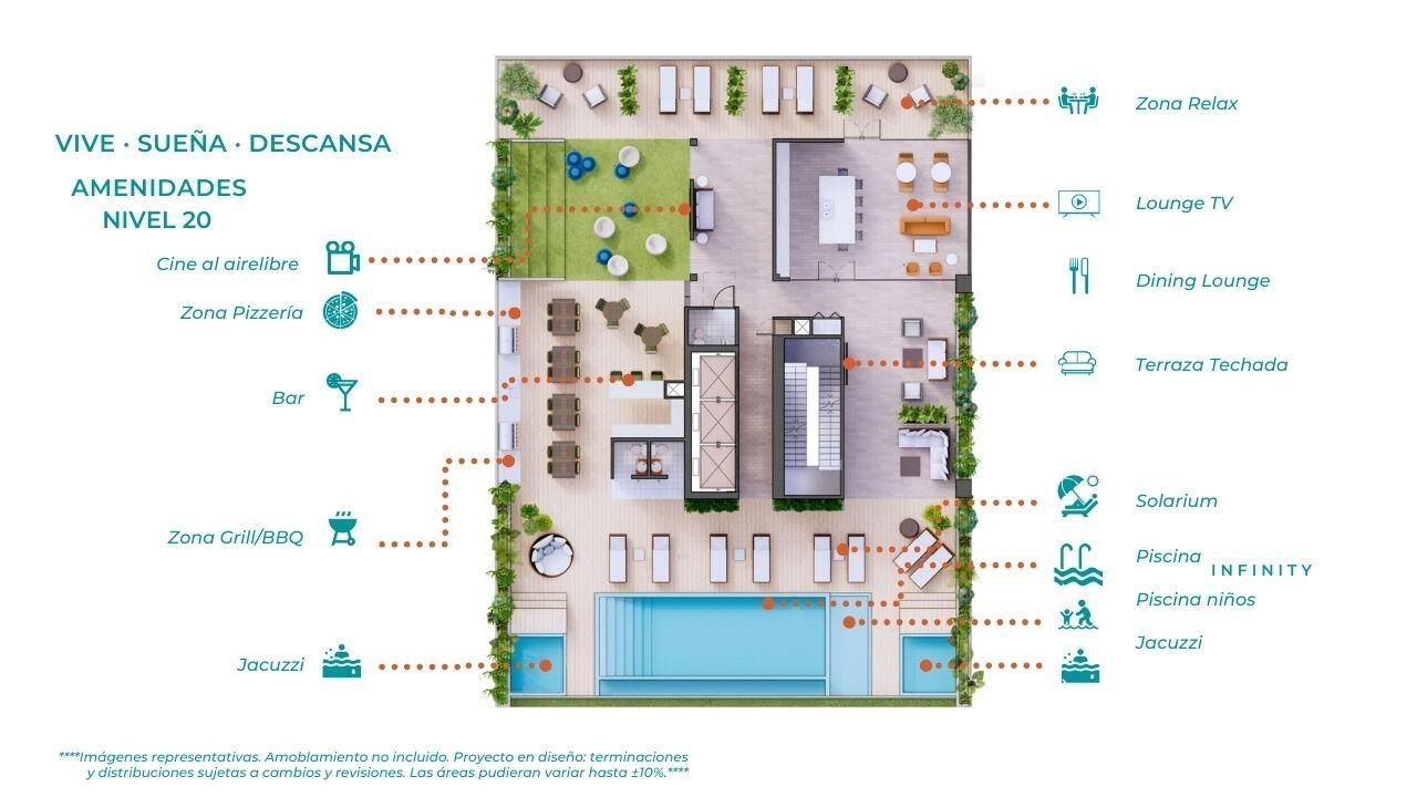 apartamentos - Apartamento en venta dentro de hermoso  proyecto en el sector La Julia Santo D. 6