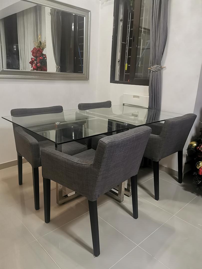 muebles y colchones - Comedor de 4 sillas ilumel 0