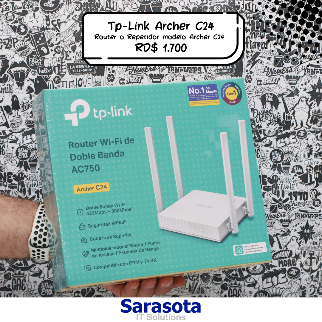 accesorios para electronica - TP-Link Router o repetidor Doble Banda Archer C24 0