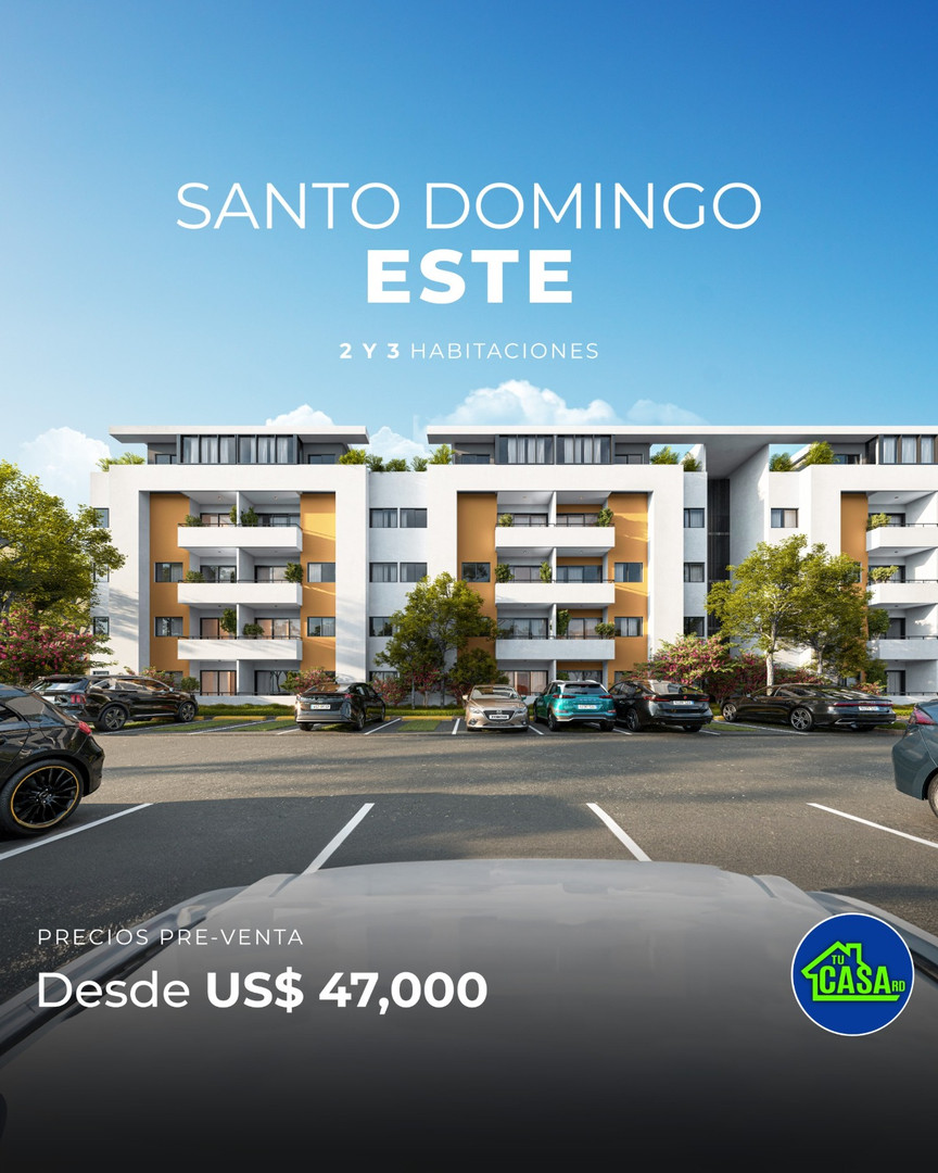 apartamentos - Apartamentos en Santo Domingo Este con bono de primera vivienda! 1