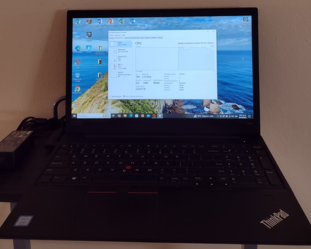 computadoras y laptops - llego EUA. laptop lenovo e580, i5-8250, 8gb, 480gb 2