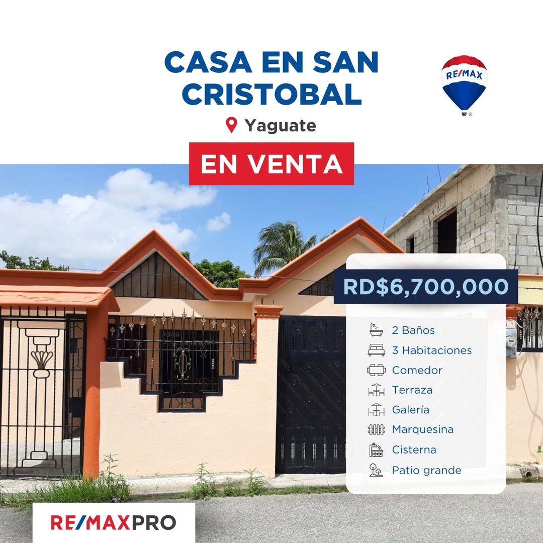 apartamentos - Vendo casa en Yaguate, San Cristóbal.
 8