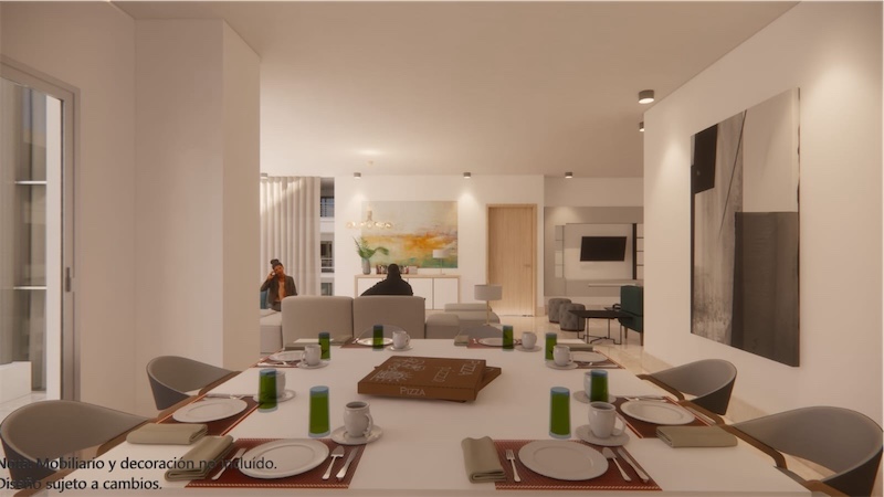 apartamentos - Apartamento uno por nivel en Naco  2