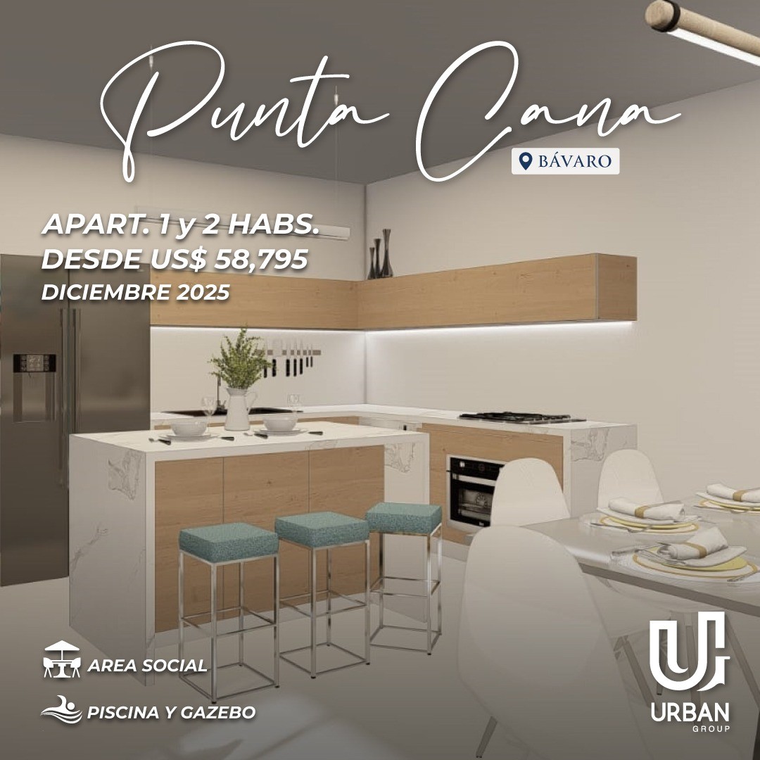 apartamentos - Apartamentos de 1 y 2 Habitaciones desde US$58,795 En Punta Cana 5