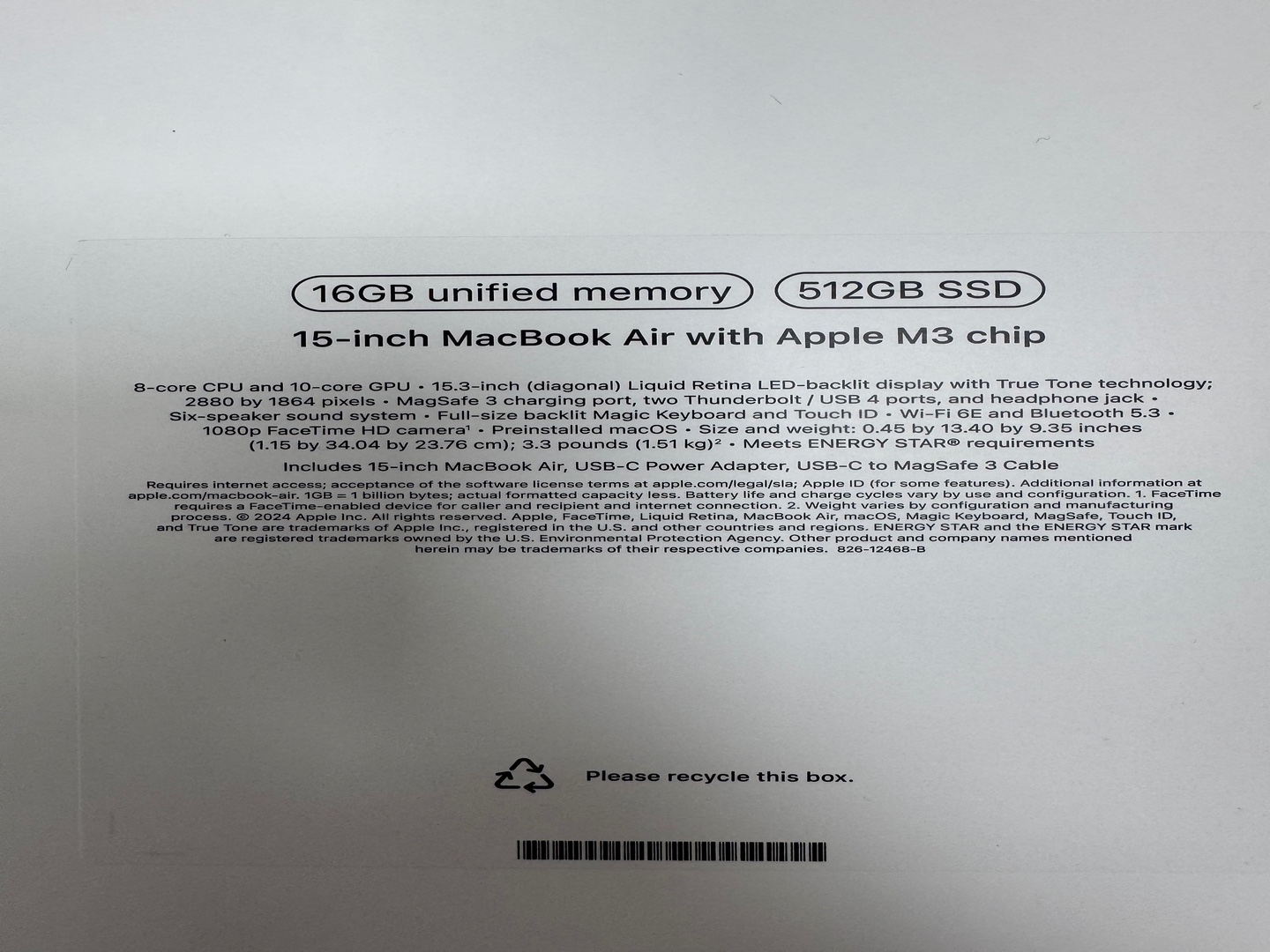 computadoras y laptops - MacBook Air 15” 16GB RAM 512GB SSD Chip M3 Nuevos Selladas - Tienda Física  4