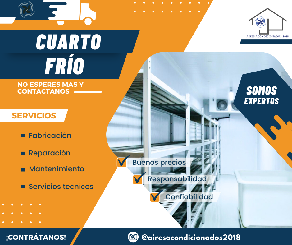 aires acondicionados y abanicos - 🔴Proyecto Cuarto Frio 