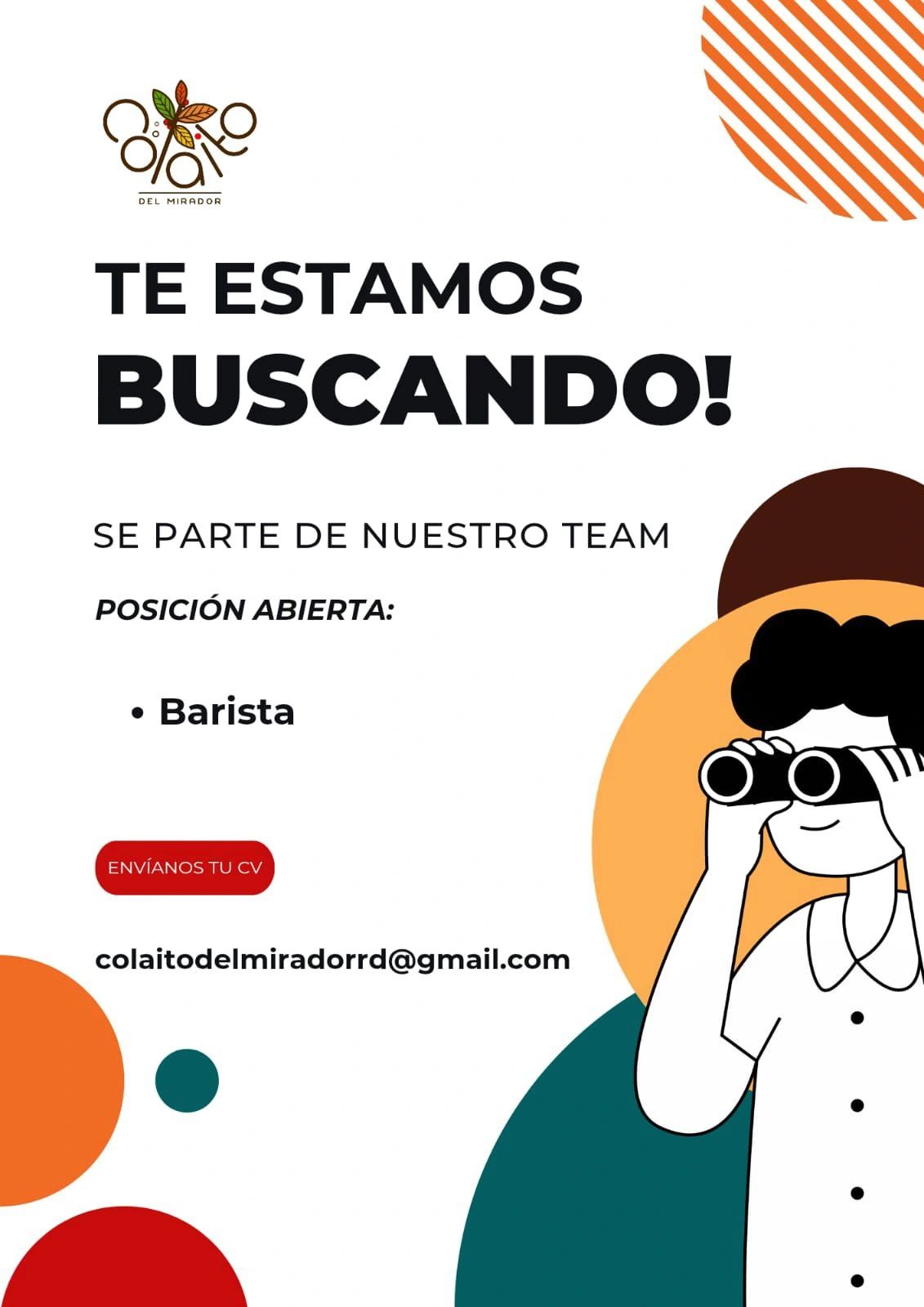 empleos disponibles - Se busca Barista