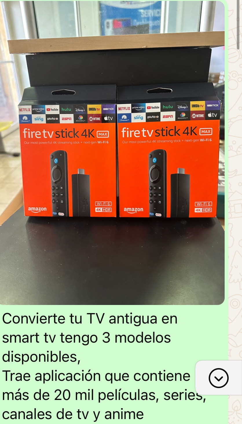 otros electronicos - Fire stick con películas,series y canales de tv 2