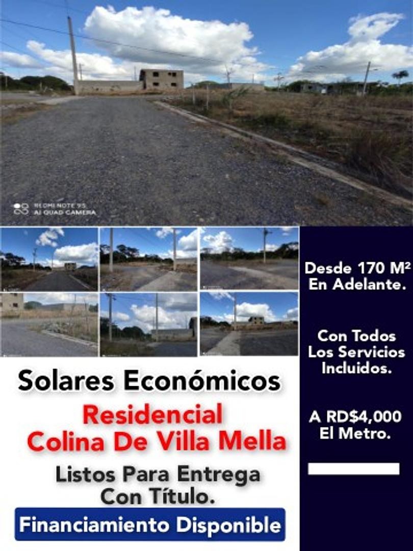 solares y terrenos - Solares Economico con titulo de propiedad en santo domingo norte 5