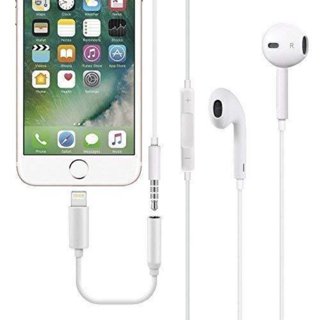 accesorios para electronica - Adaptador de audio para iPhone 7/8/X/11 (todas las versiones) 1