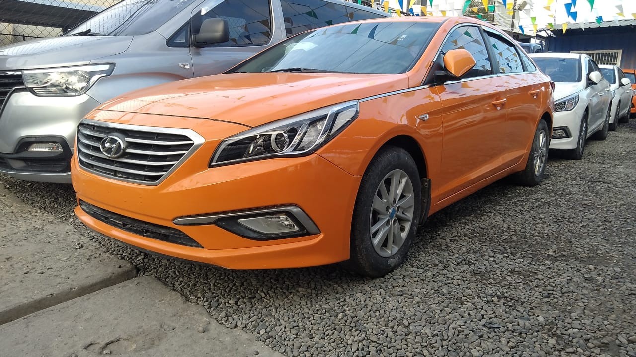 carros - HYUNDAI SONATA LF 2017  NARANJA 0