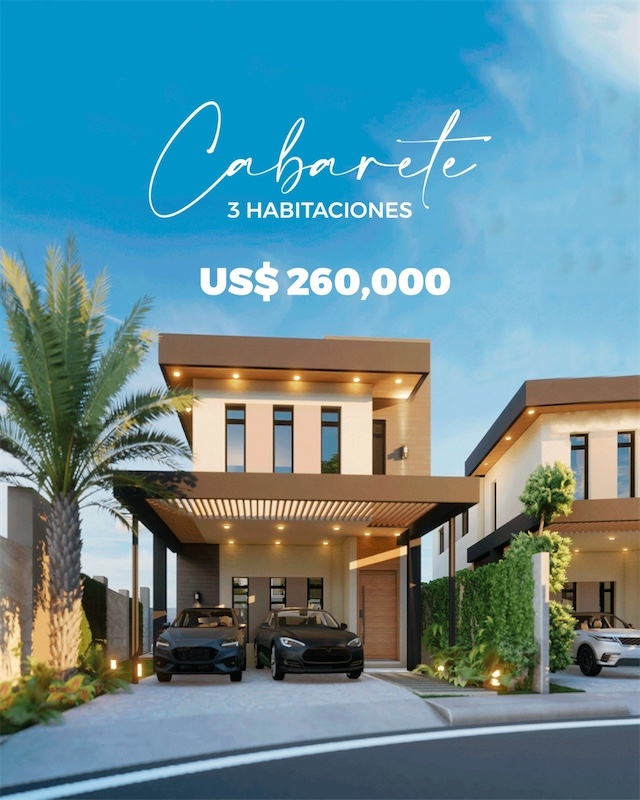 casas vacacionales y villas - Invierte en un proyecto de solo 6 Villas en planos, Cabarete 🌊📍Puerto plata 