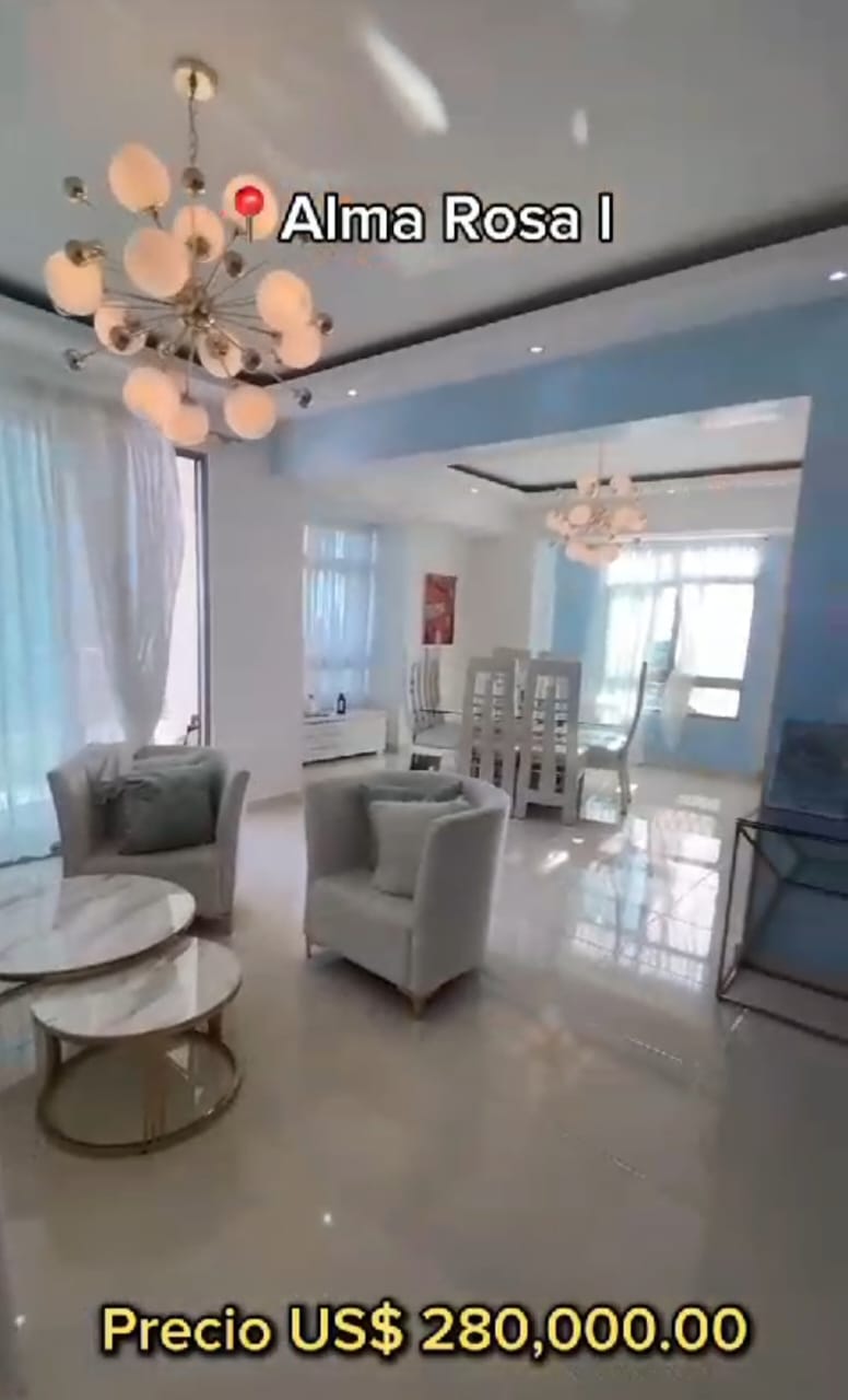 apartamentos - Vendo excelente apartamento en Torre moderna de Alma Rosa 1ra  1