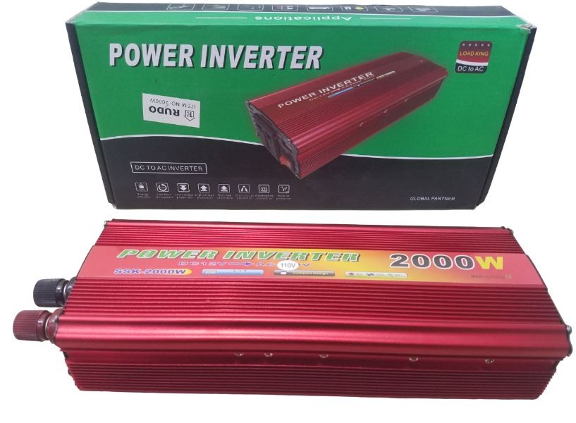 accesorios para electronica - Convertidor de voltaje 12v a 110v power inverter