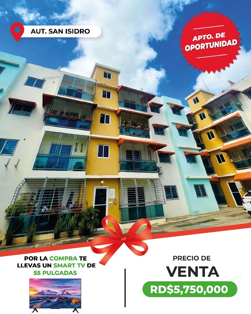 apartamentos - APARTAMENTO EN VENTA UBICADO EN UBICADO EN SAN ISIDRO 