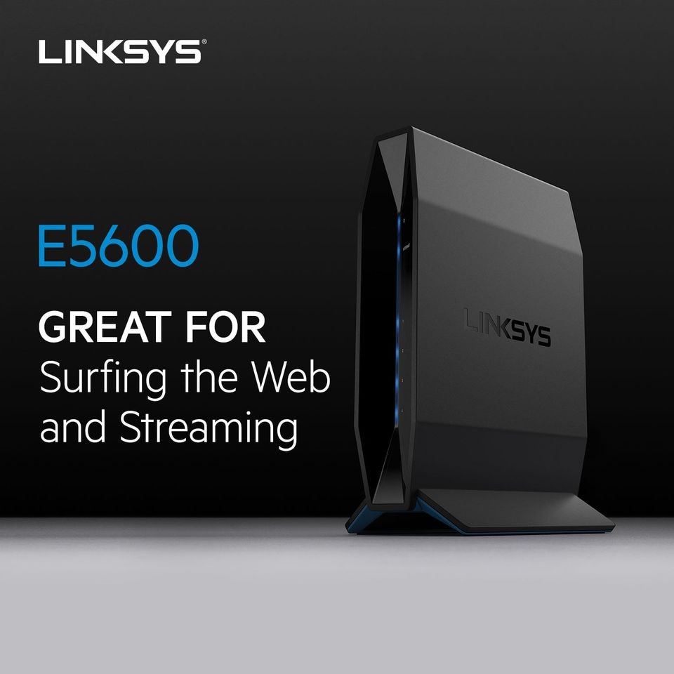 impresoras y scanners - ROUTER WIRELESS LINKSYS E5600, DUAL BAND - 2.4GHZ / WIFI 5 /HASTA 1.2 GBPS / 5.0 0