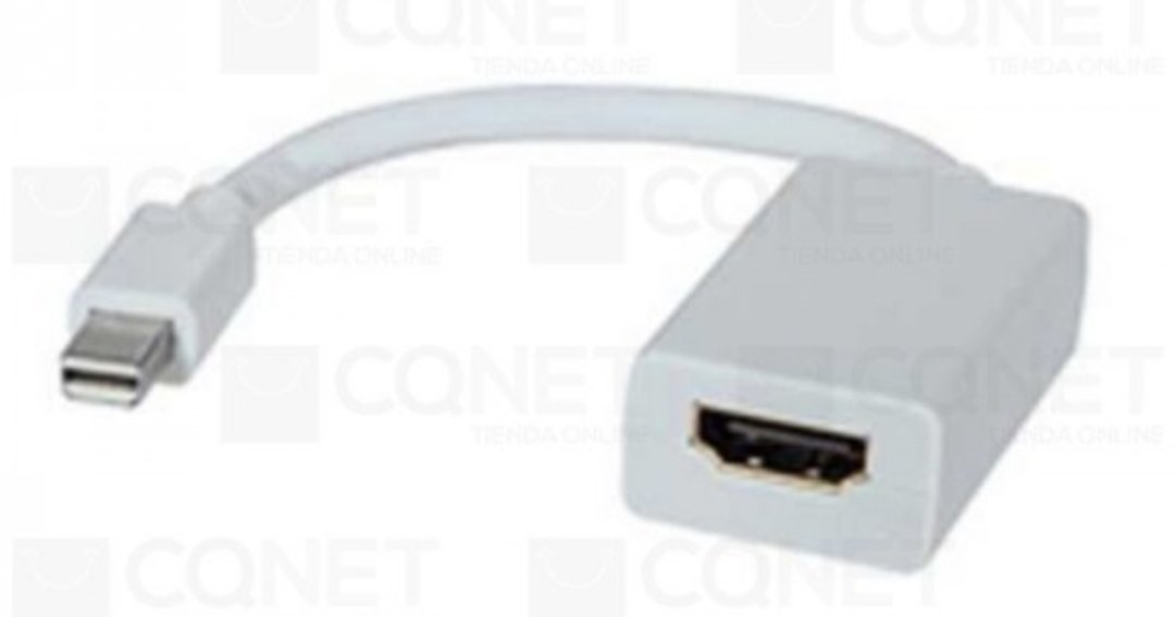 computadoras y laptops - ADAPTADOR CONVERTIDOR MINI DISPLAYPORT A HDMI HEMBRA, FUNCIONA CON MACBOOK PRO /