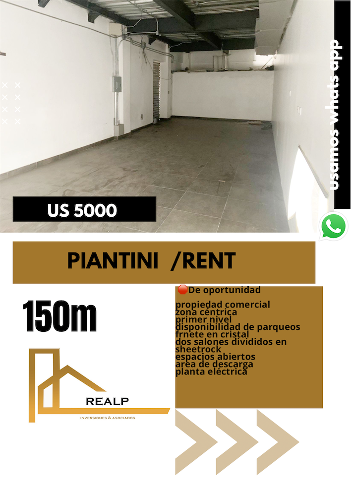 oficinas y locales comerciales - Local comercial piantini  0