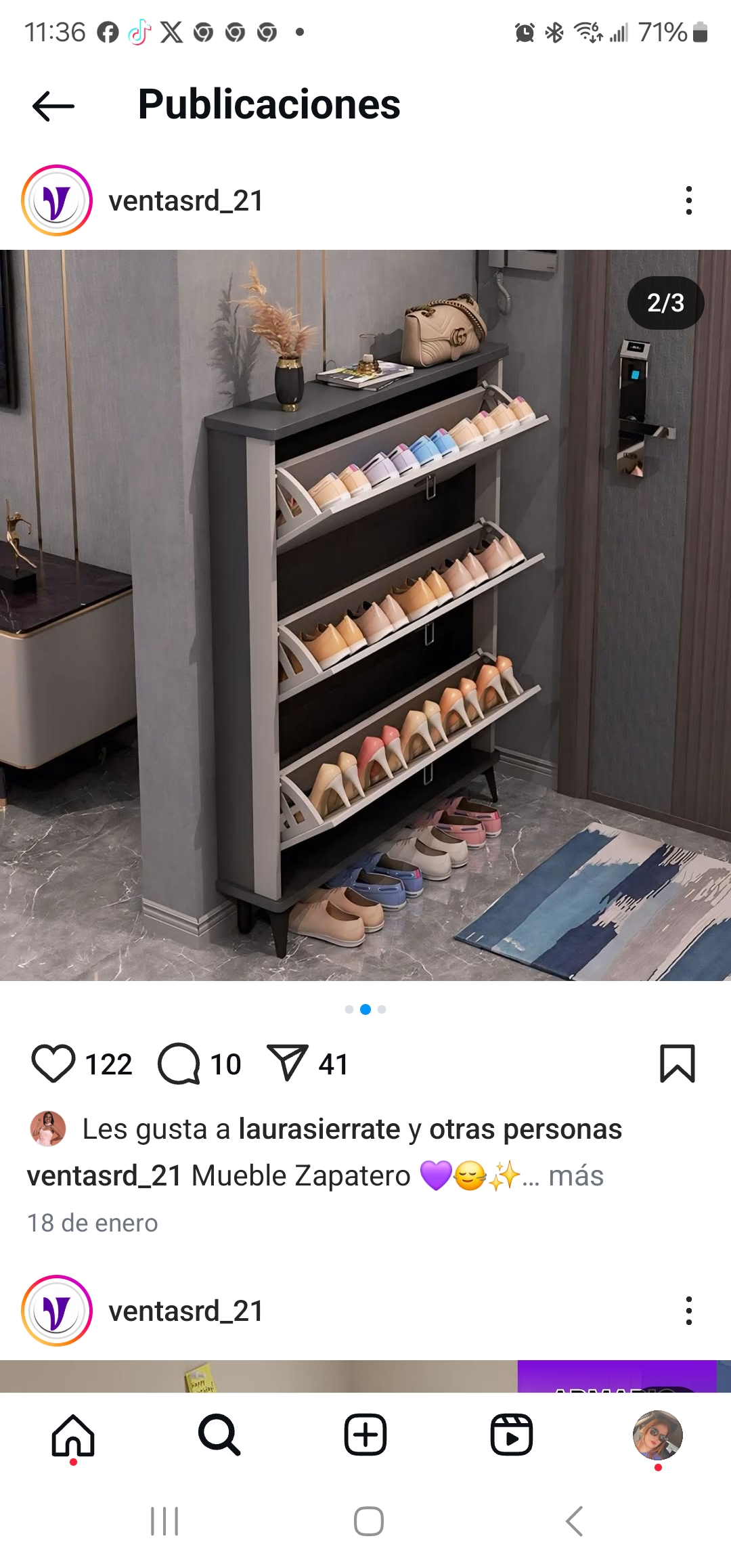 decoración y accesorios - Mueble zapatera 