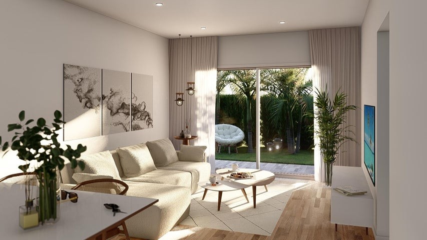 apartamentos - Proyecto en venta Punta Cana  #23-1552 dos dormitorios, amplias áreas sociales.
 2