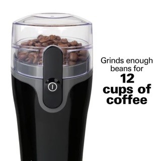 electrodomesticos - Molinillo de café Hamilton Beach Fresh Grind, cuchillas de acero inoxidable 6