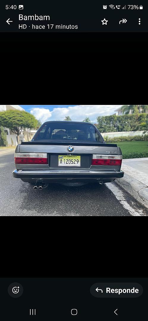 carros -  Vendo BMW 323i E30 año 1984 4