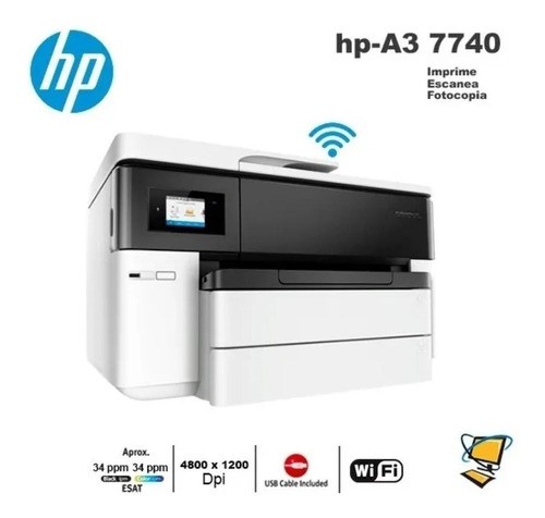 impresoras y scanners - Multifuncional HP IMPRESION HASTA  TAMAÑO 11X 17 PULGADAS OfficeJet 7740 1