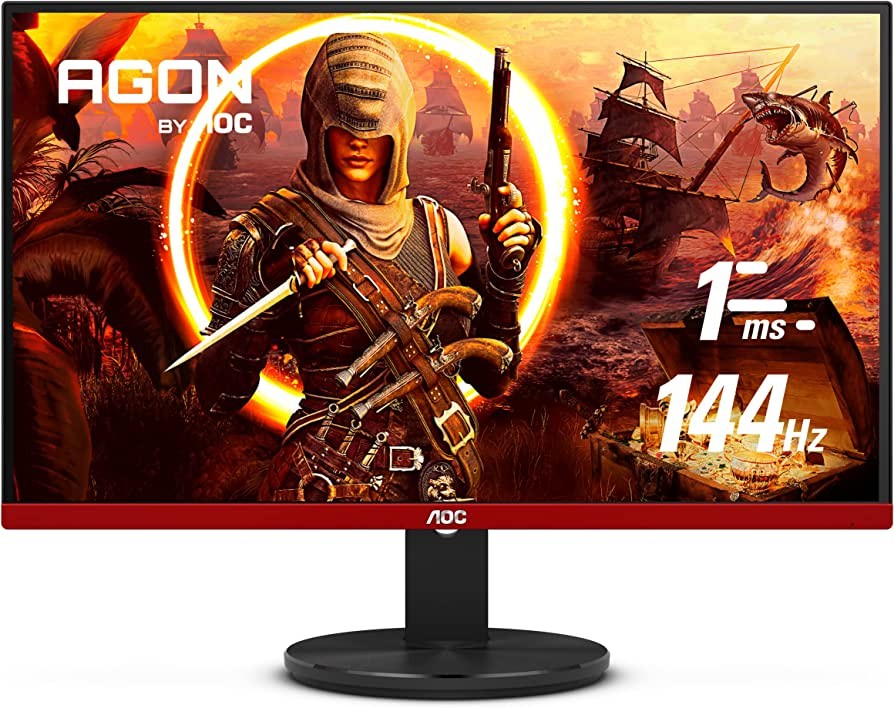 computadoras y laptops - MONITOR AOC 24" (23.8) VA FULL HD, HDR, FREESYNC 144HZ, 1920 X 1080 PIXELS 0