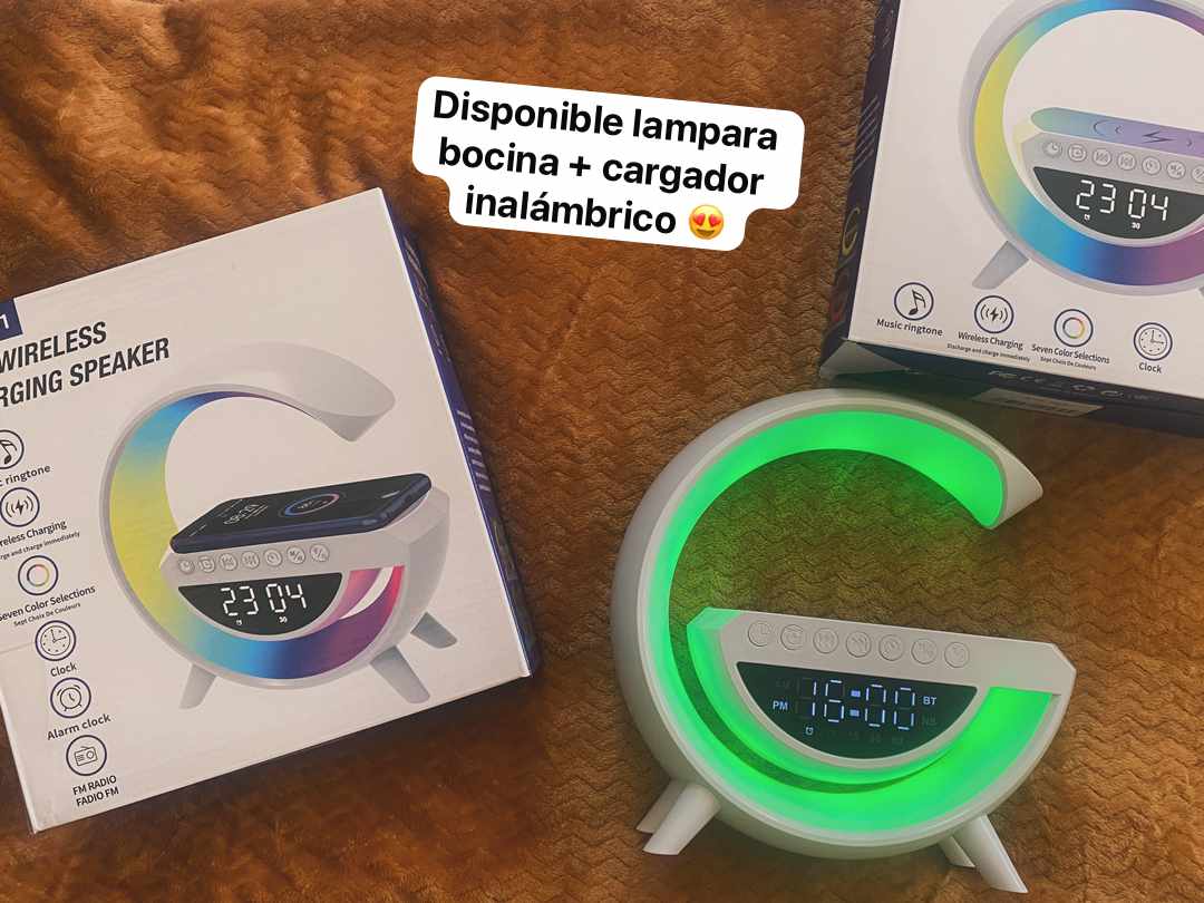 otros electronicos - Lámpara cargador + bocina Bluetooth 