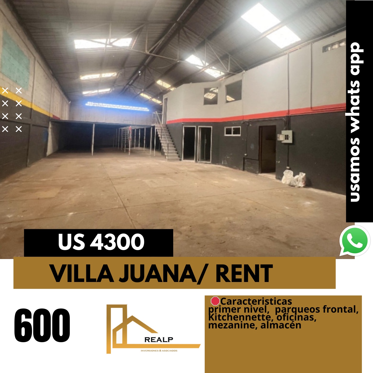 oficinas y locales comerciales - almacén grande en Villa Juana