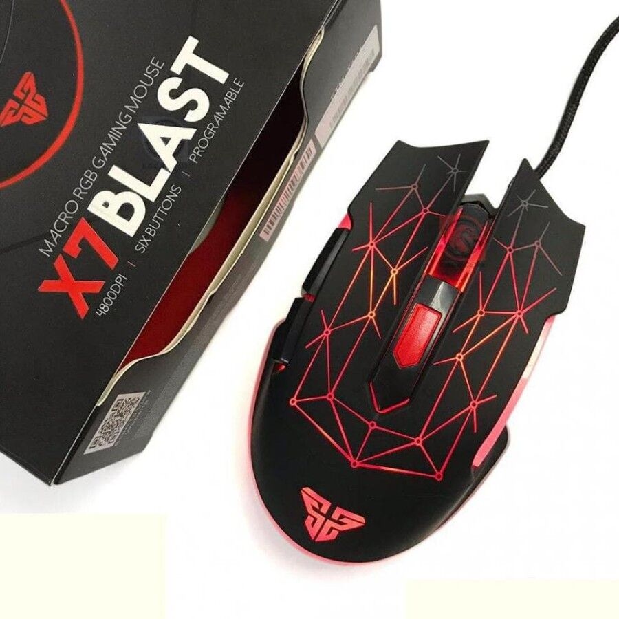 accesorios para electronica - Mouse Fantech X7 Blast – USB Gaming, Negro 1