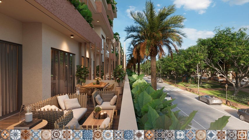 apartamentos - Proyecto en venta Punta Cana #24-280 un dormitorio, balcón, ascensor, piscina.
 5