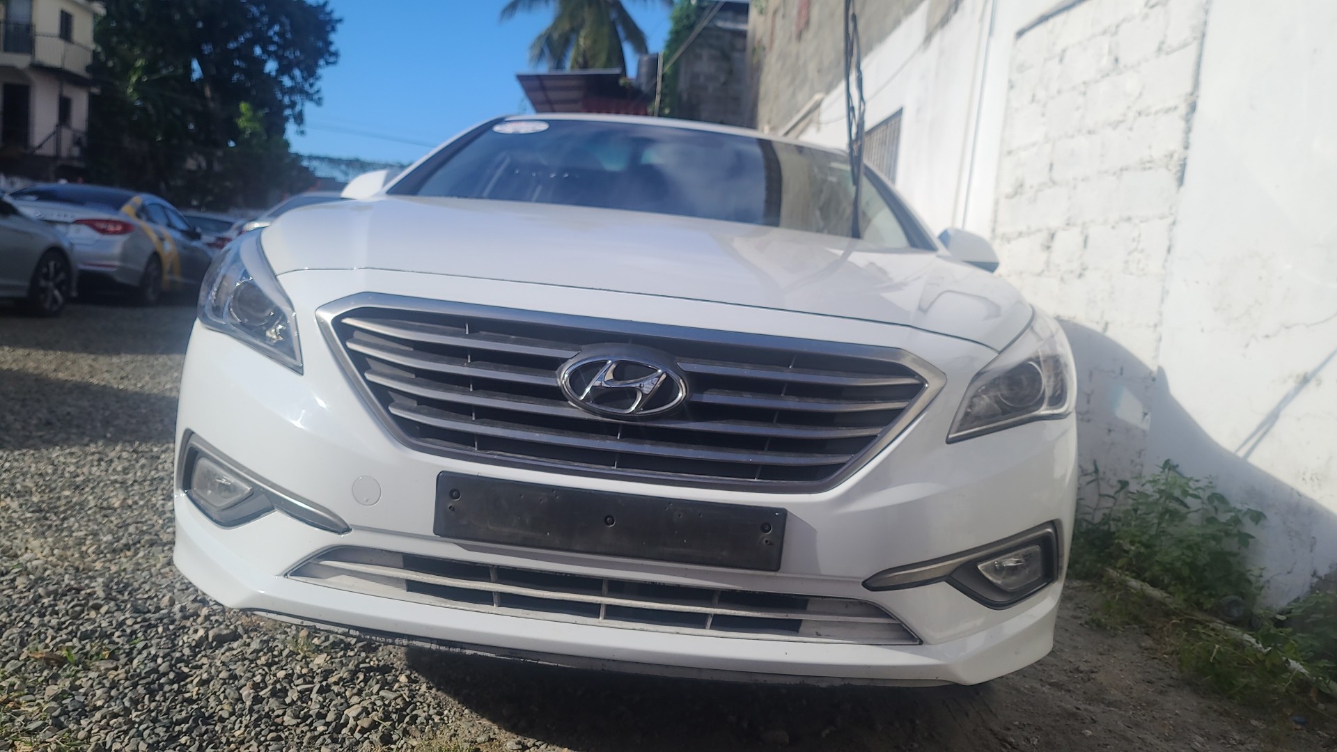 carros - HYUNDAI SONATA NEW RISE 2019 BLANCO 1