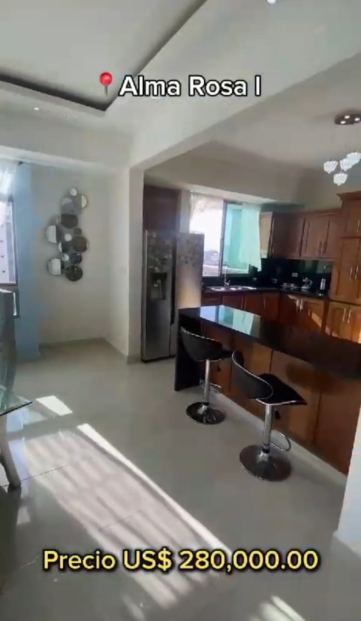 apartamentos - Vendo excelente apartamento en Torre moderna de Alma Rosa 1ra  2