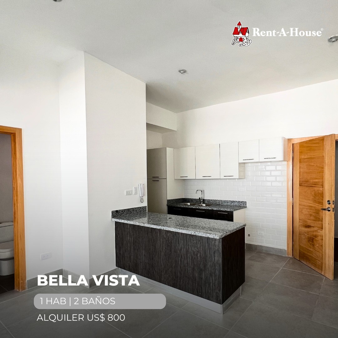 apartamentos - Alquilo apartamento Nuevo en Bella Vista