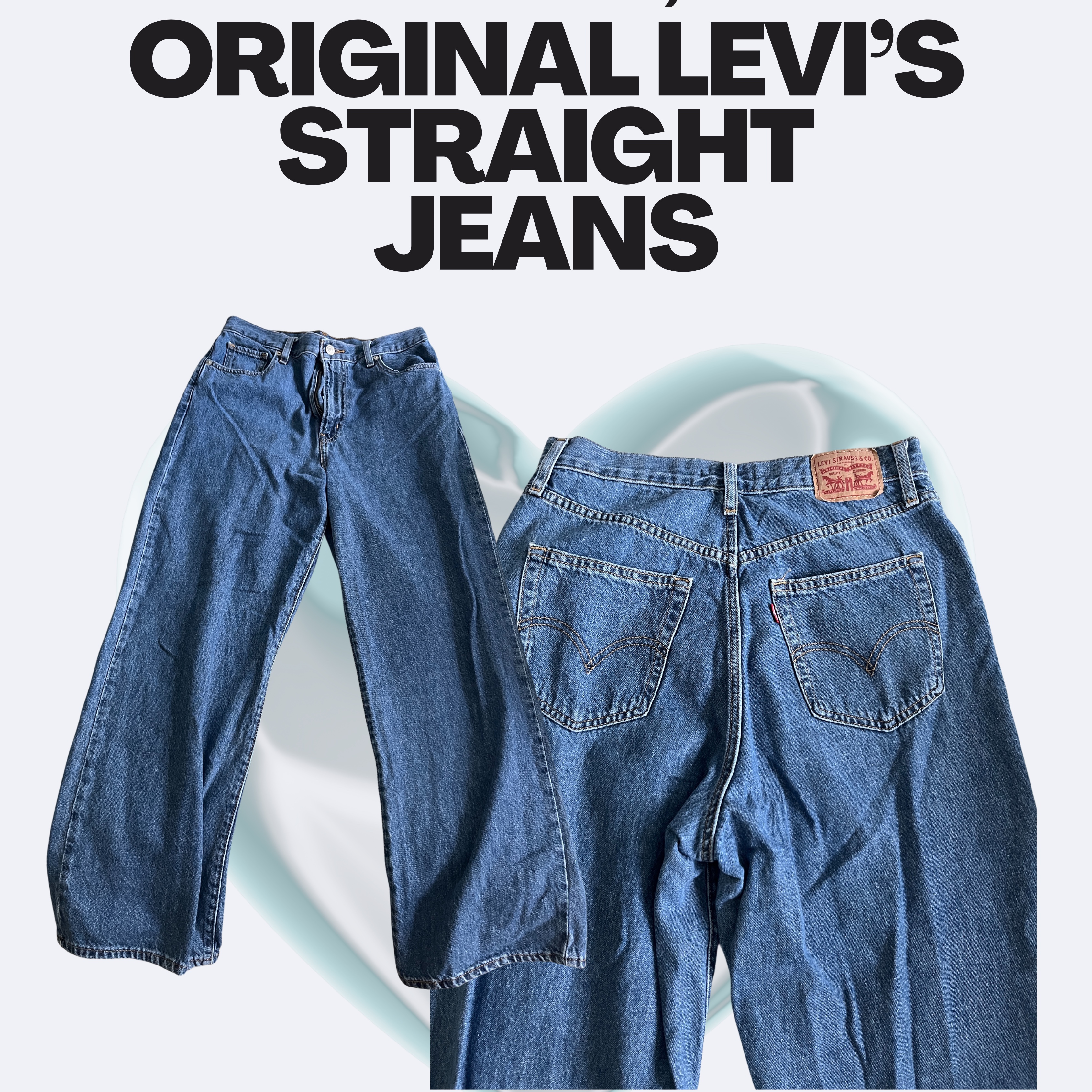 ropa para mujer - Jeans de pierna recta Levi’s originales comprados en Miami