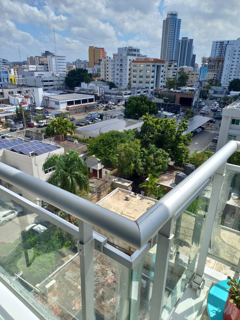 apartamentos - Apartamento en renta amueblado (frente Novocentro) piantini 4