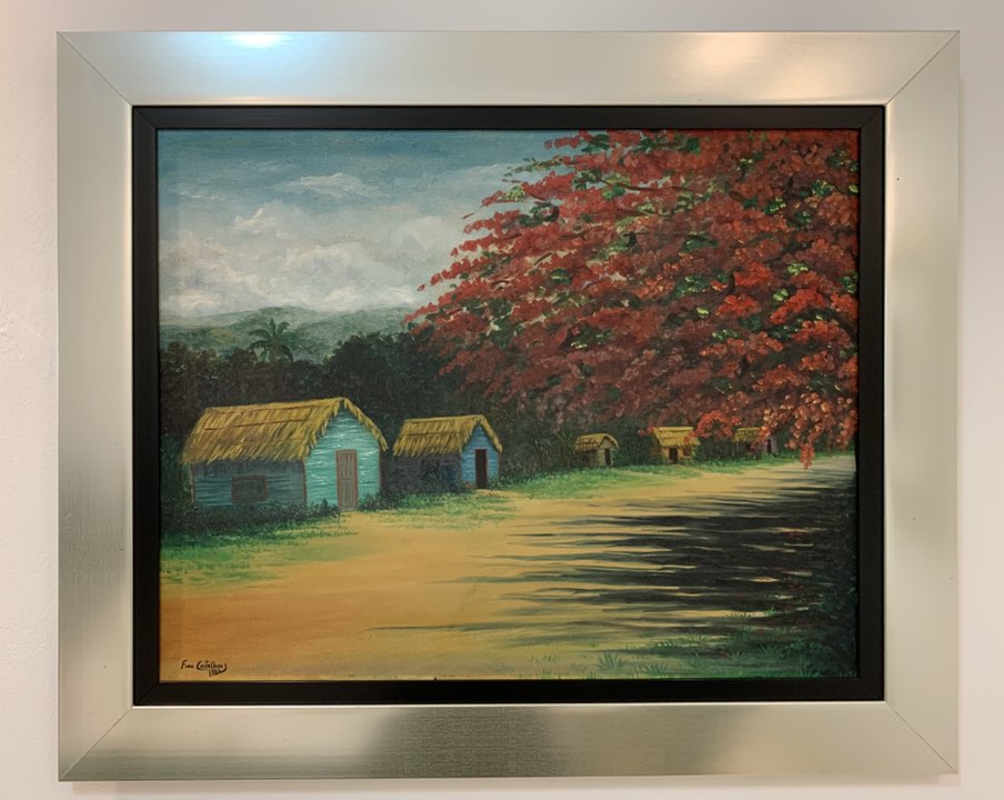 arte y antigüedades - Cuadro de Josefina Castellanos ( Fina Castellanos) RD$10,200.00 medidas debajo