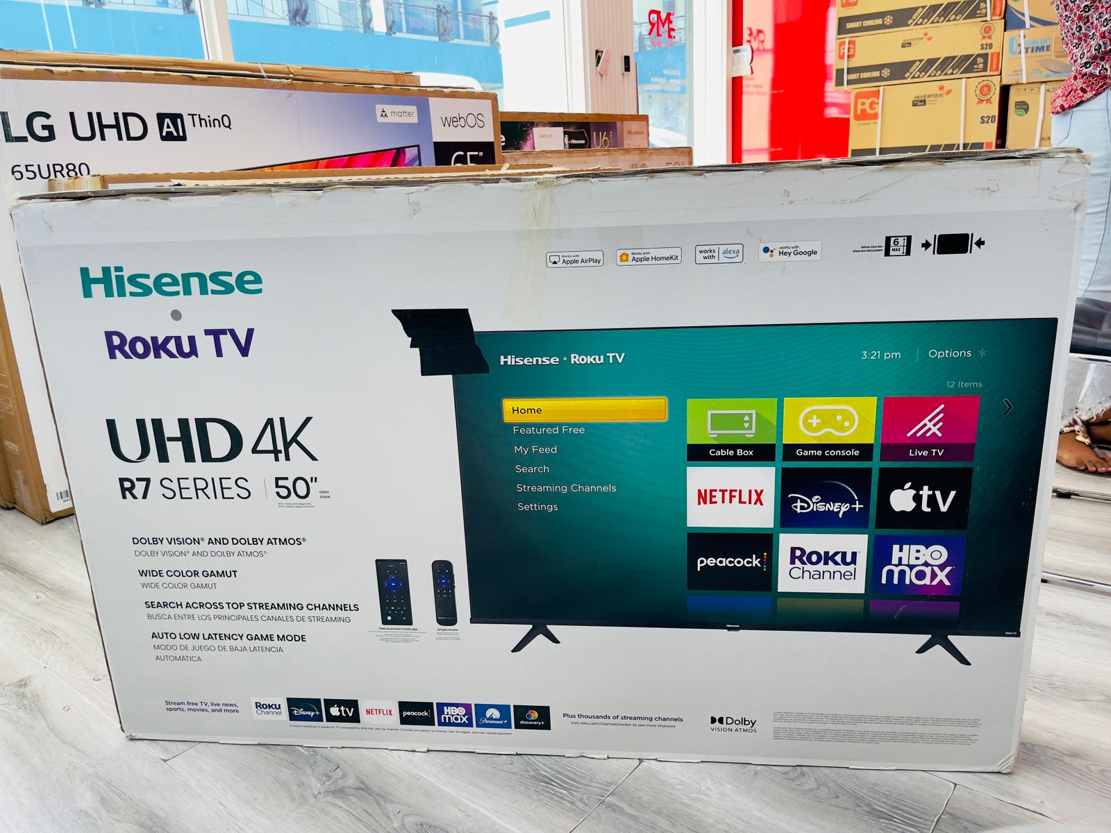 tv - HINSENSE R7 ROKU 50PULG, 4K