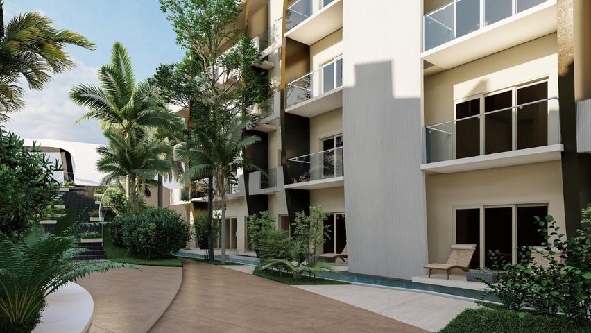 apartamentos - Proyecto en venta Punta Cana  #24-857 un dormitorio, línea blanca, ascensor, Gym 6