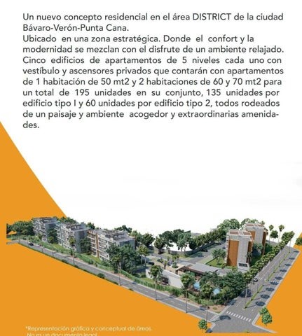 apartamentos - Proyecto en venta Punta Cana #23-365 dos dormitorios, dos, baños. balcón, piscin 2