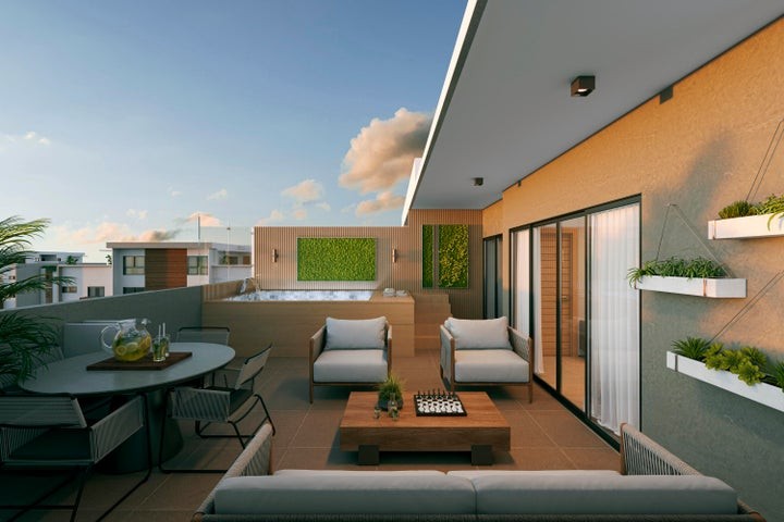 apartamentos - Proyecto en venta Punta Cana #23-2226 dos dormitorios, piscina, jacuzzi, ascenso 1