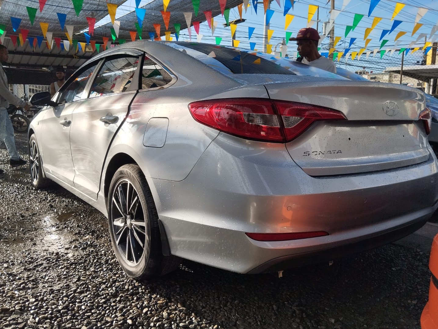 carros - HYUNDAI SONATA  2018 GRIS 3