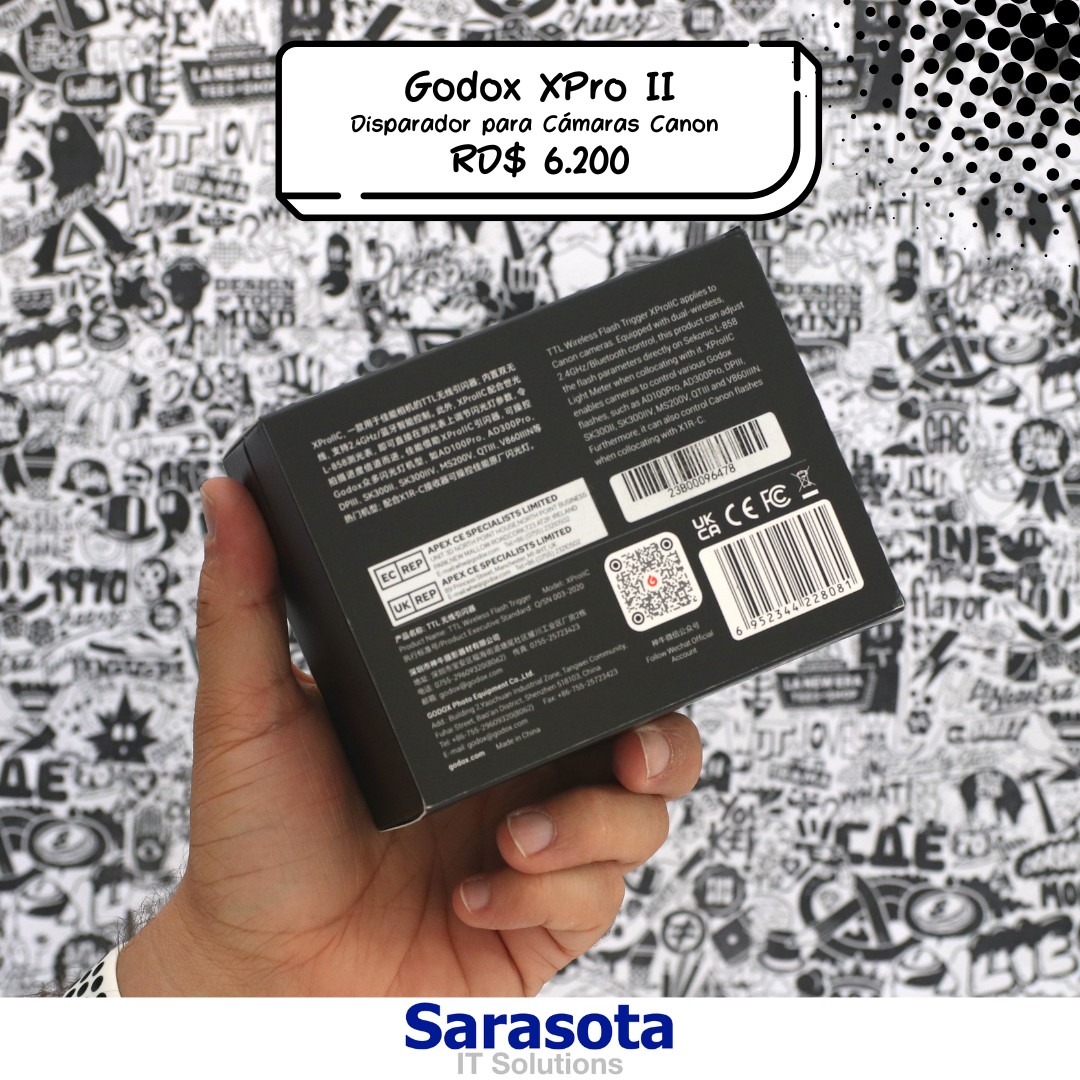camaras y audio - Disparador Godox XPro II para Canon Garantía 1 año Somos Sarasota 1
