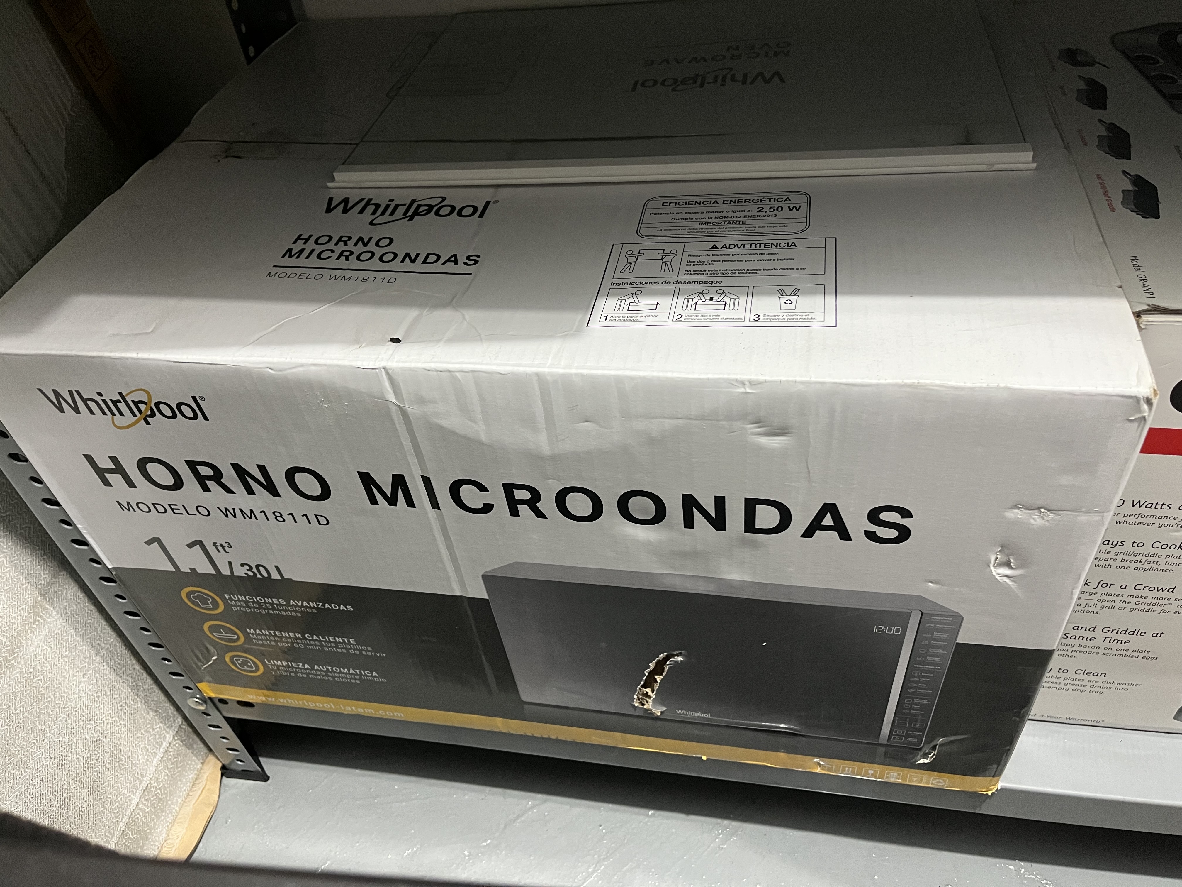 electrodomesticos - Microondas Whirlpool